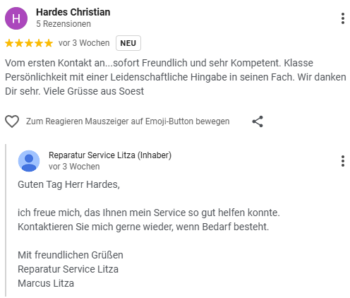 Reparatur eines Miele Geschirrspülers Reparatur eines Miele Geschirrspülers