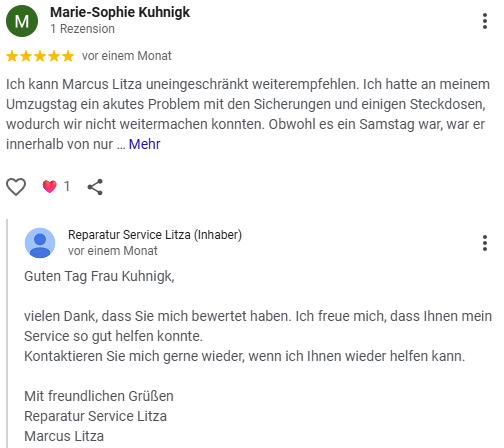 Erweiterung der Elektroinstallation Küche Erweiterung der Elektroinstallation in einer Küche