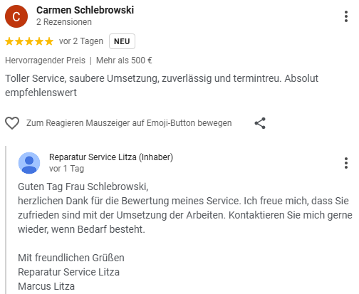Neuinstallation von Fußleisten Neuinstallation Fußleisten